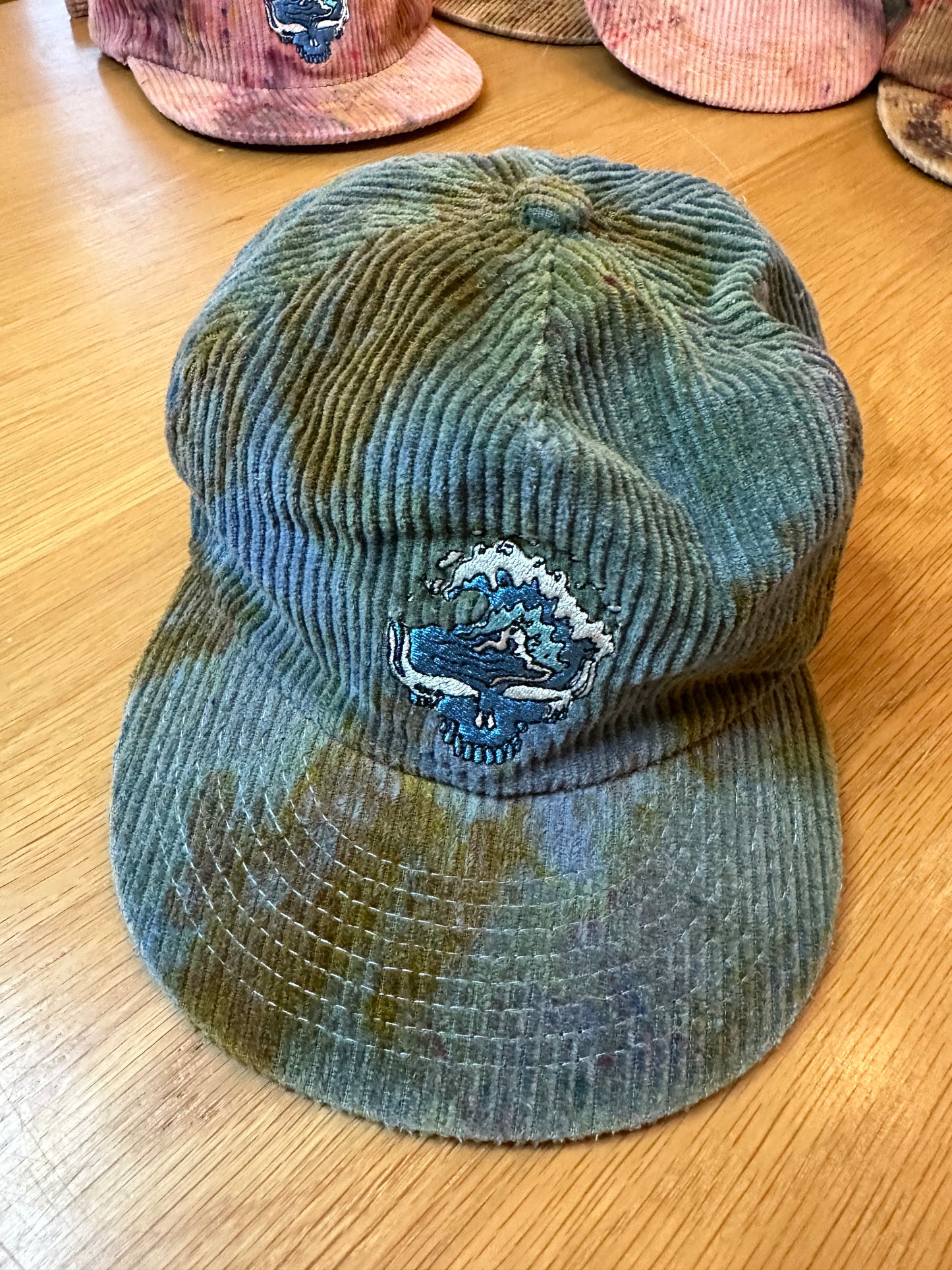 Ice Dyed Embroidered Hats